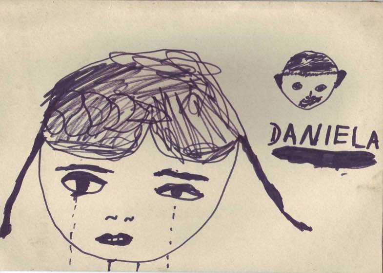 Expression stéréoptique (dessin de maternelle, 1976-1978).