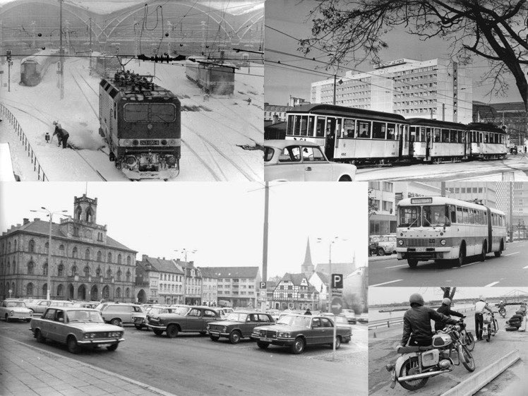 L'infrastructure de transports de RDA.