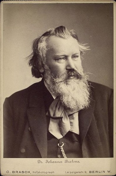Johannes Brahms, 1833-1897.