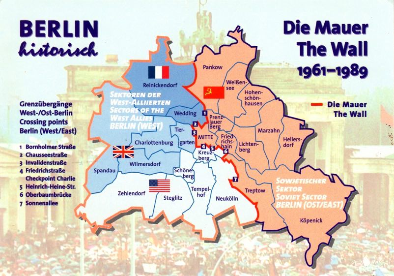 Berlin, Est-Ouest.