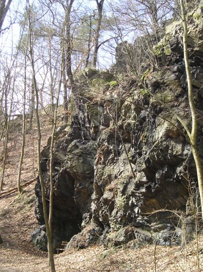 Retour vers l'enfance: promenades en famille dans la forêt du Lützeltal à Frankenberg, Saxe.