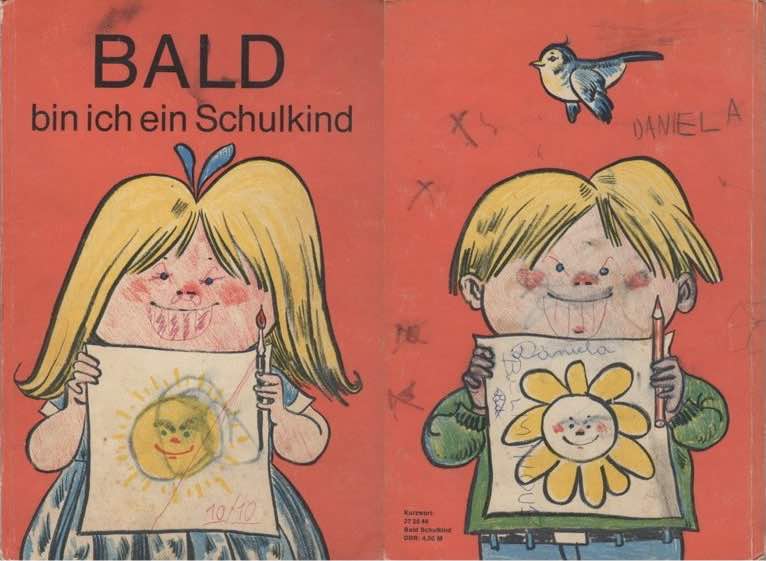 Bientôt j'entre à l'école, Volk und Wissen, Volkseigener Verlag, Berlin 1977.