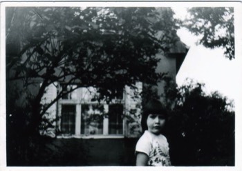 Chez ma cousine à Fürstenwalde (Buschgarten), près de Berlin, 1978.