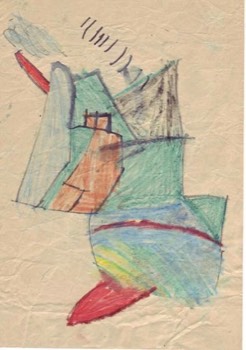 Expression stéréoptique (dessin de maternelle, 1976-1978). 
