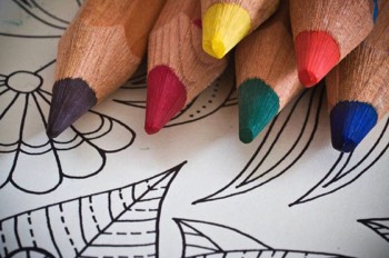 Cahier de coloriage.