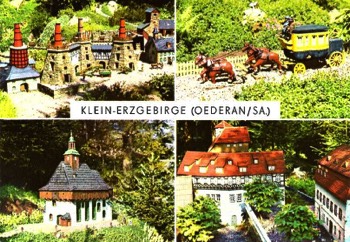  Les reproductions miniatures du parc d'Oederan. 