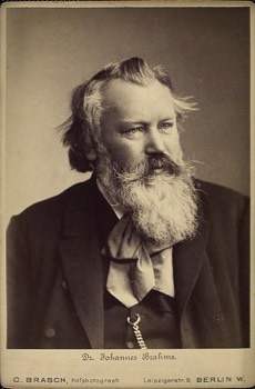 Johannes Brahms, 1833-1897.
