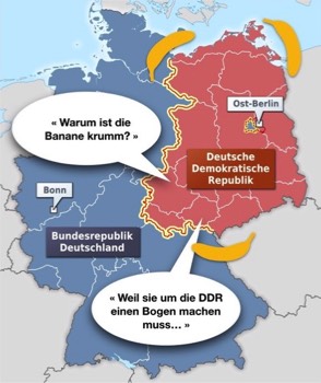 L'humour est-allemand.