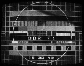 Écran de test de la télévision est-allemande, 1980.