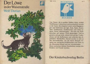  Le Lion de la rue des orphelins, Buchfink Bücher, Der Kinderbuchverlag, Berlin 1979. 
