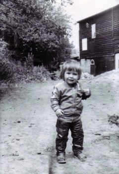Chez mes grands-parents à Frankenberg (Saxe), 1974.